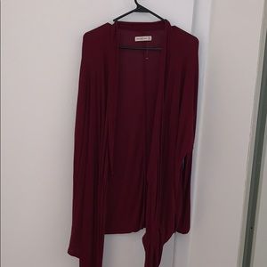 Maroon Cardigan